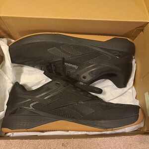 Reebok Black and Tan Athletic Shoes